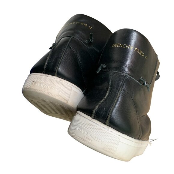 Rare Givenchy Codification Leather High Top Shoes Size 12 - Picture 4 of 16
